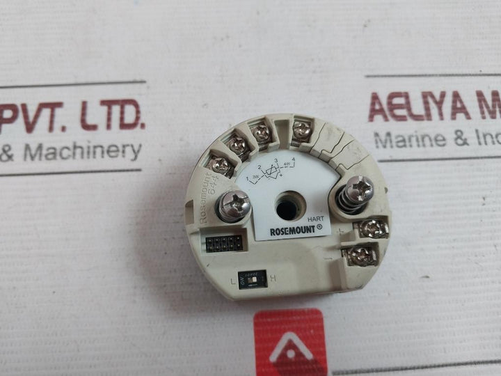 Rosemount 644Hanaj6M5Q4 Temperature Transmitter 00644-7600-0003 12-42.4Vdc