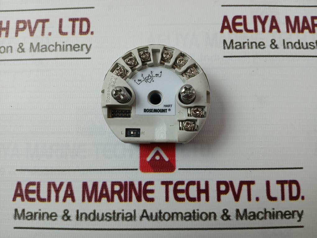 Rosemount 644Hanaj6M5Q4 Temperature Transmitter 00644-7600-0004 12-42.4V 23Ma