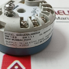 Rosemount 644Hanaj6M5Q4 Temperature Transmitter 00644-7600-0004 12-42.4V 23Ma