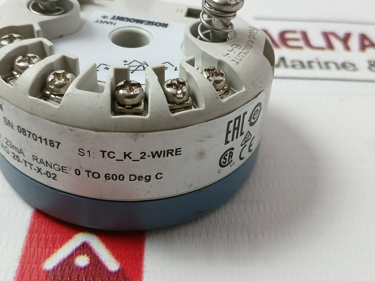 Rosemount 644Hanaj6M5Q4 Temperature Transmitter 00644-7600-0004 12-42.4V 23Ma