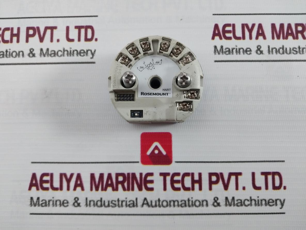 Rosemount 644Hanaj6M5Q4 Temperature Transmitter 12-42.4V 4-20Ma 1.0.1Hw