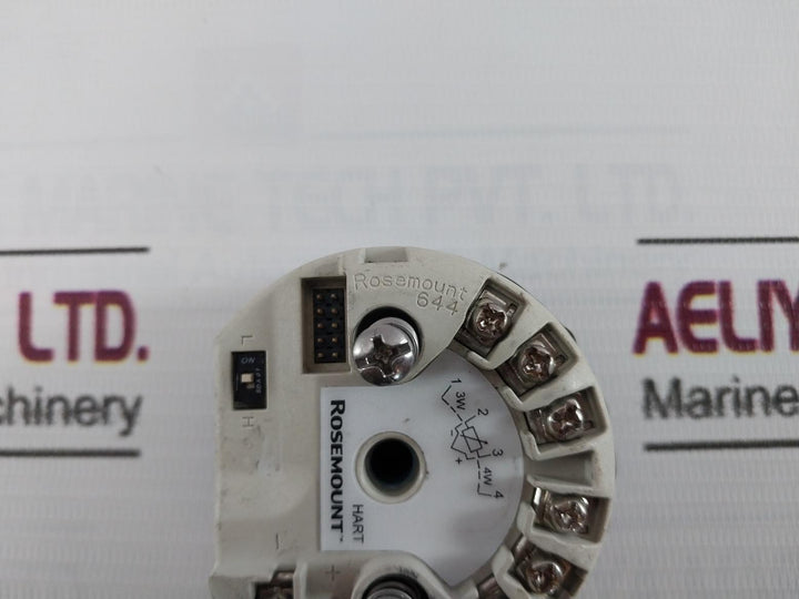 Rosemount 644Hanaj6M5Q4 Temperature Transmitter 12-42.4V 4-20Ma 1.0.1Hw