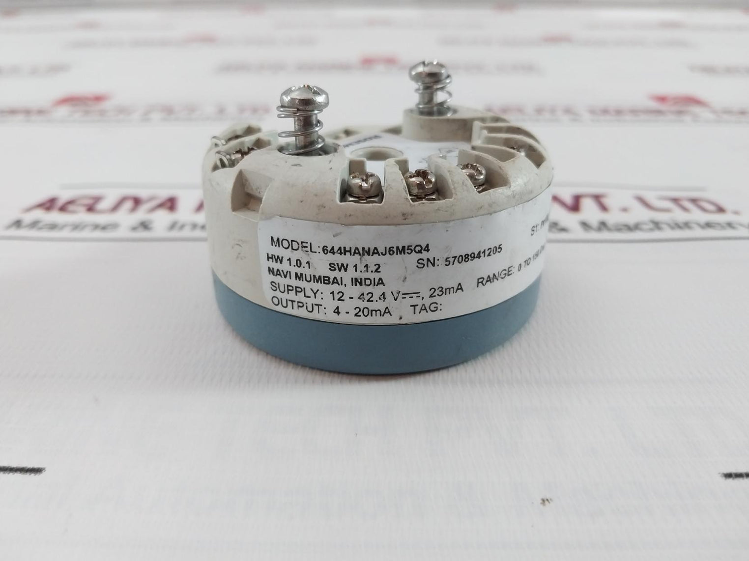 Rosemount 644Hanaj6M5Q4 Temperature Transmitter 12-42.4V 4-20Ma 1.0.1Hw