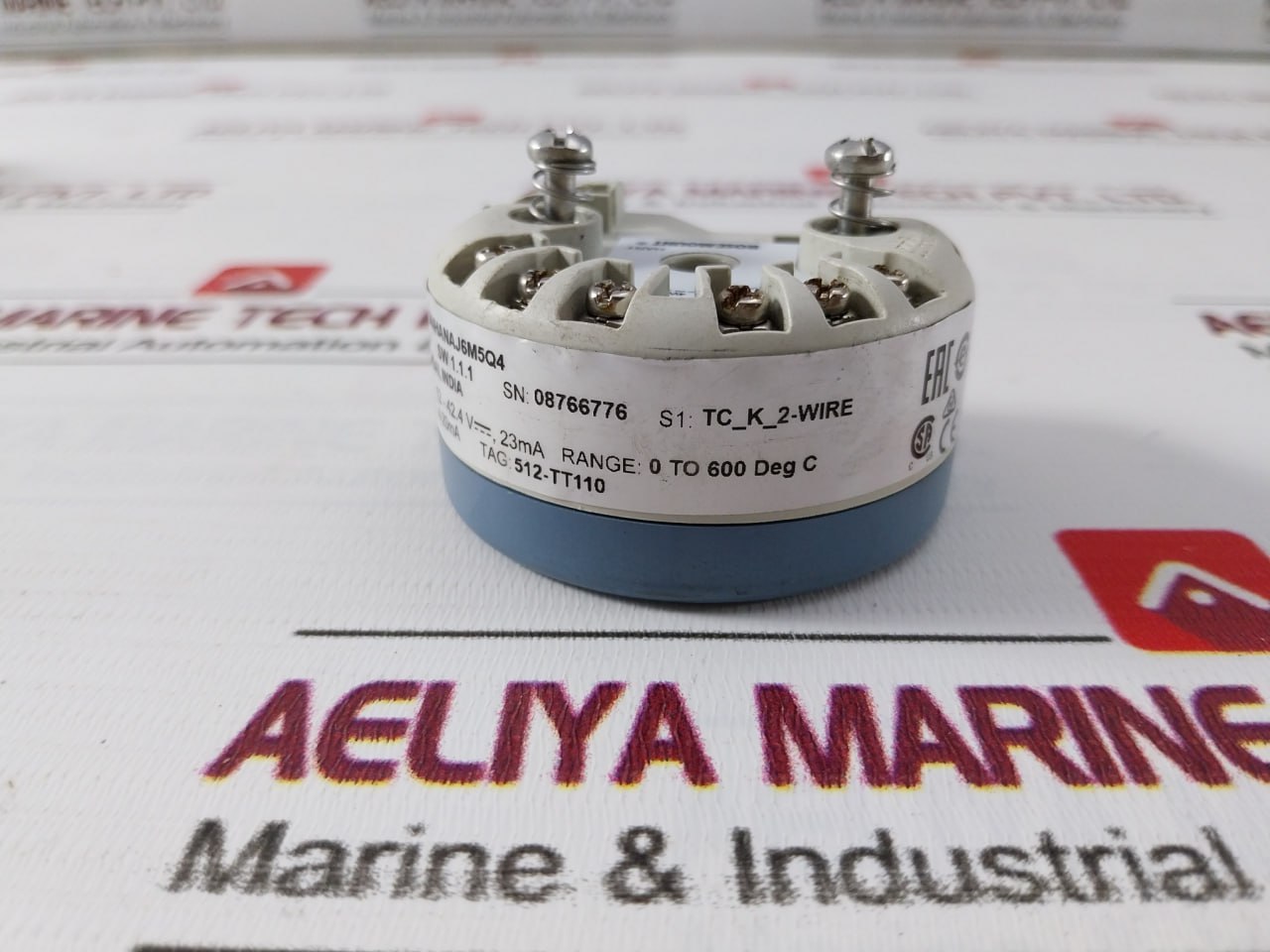 Rosemount 644Hanaj6M5Q4 Temperature Transmitter 4-10Ma 512-tt110