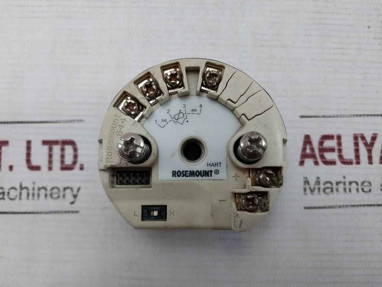 Rosemount 644Hanaj6M5Q4 Temperature Transmitter Head 12-42.4Vdc 4-20 Ma