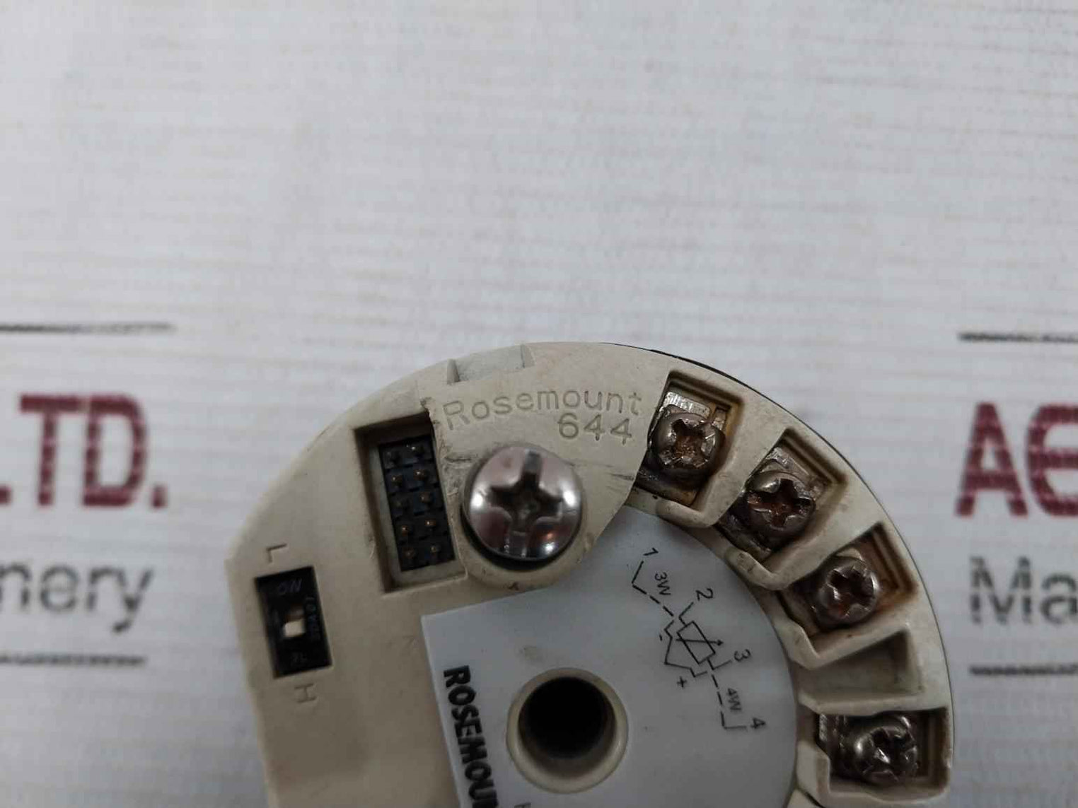 Rosemount 644Hanaj6M5Q4 Temperature Transmitter Head 12-42.4Vdc 4-20 Ma