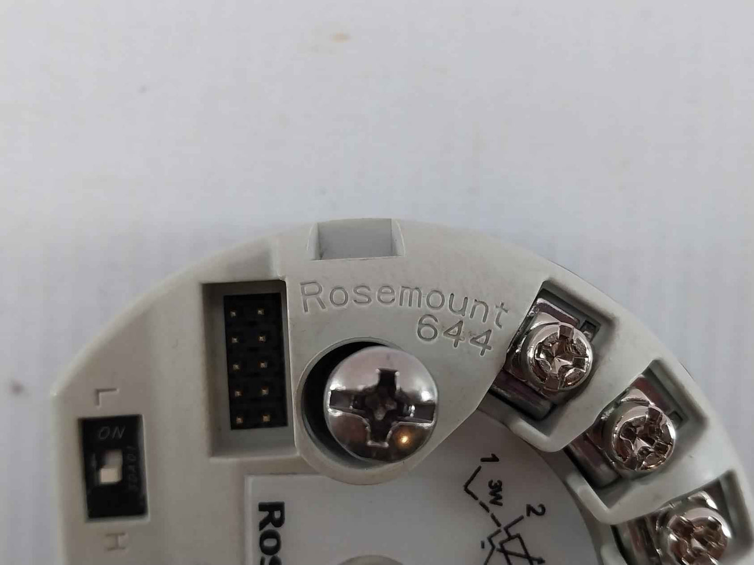 Rosemount 644Hanaj6M5Q4 Temperature Transmitter Head 4-20Ma 0 To 200 Deg F