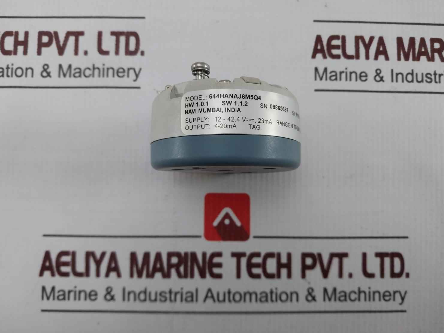 Rosemount 644Hanaj6M5Q4 Temperature Transmitter Head 4-20Ma 0 To 200 Deg F