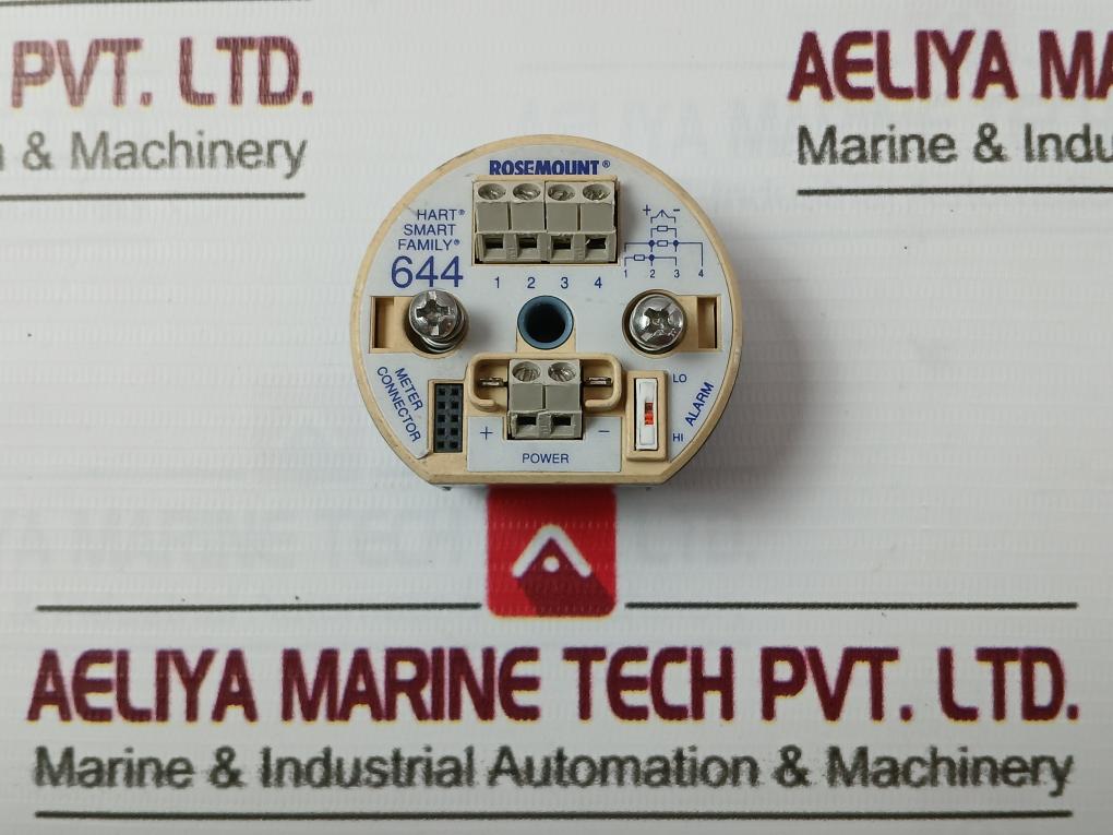 Rosemount 644Hanaj8M5Q4 Temperature Transmitter 00644-6402-2005 12-42.2Vdc