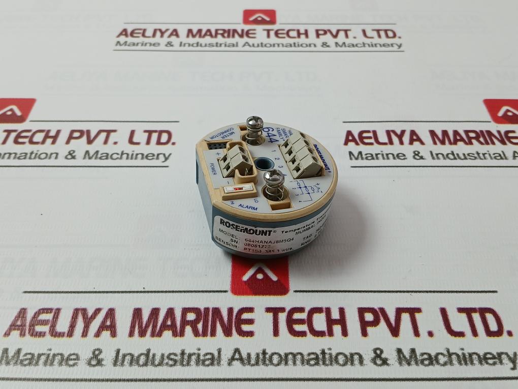 Rosemount 644Hanaj8M5Q4 Temperature Transmitter 00644-6402-2005 12-42.2Vdc