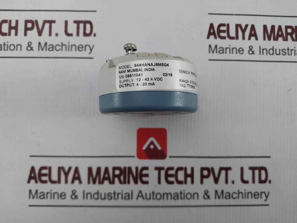 Rosemount 644Hanaj8M5Q4 Temperature Transmitter Head 4-20Ma 12-42.4Vdc