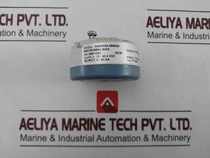 Rosemount 644Hanaj8M5Q4 Temperature Transmitter Head 4-20Ma 12-42.4Vdc