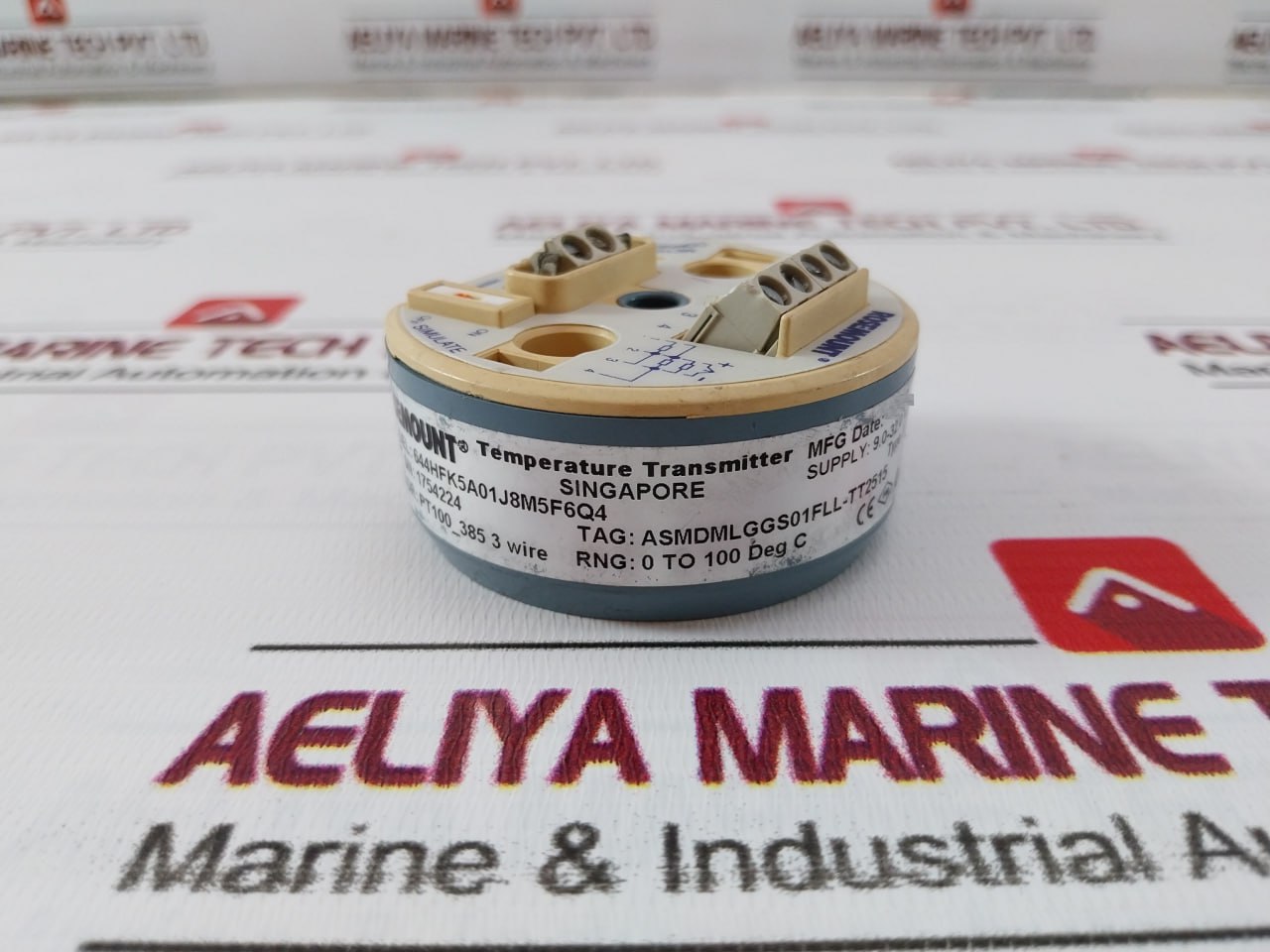 Rosemount 644Hfk5A01J8M5F6Q4 Temperature Transmitter 00644-2402-0003 9.0-32.0Vdc