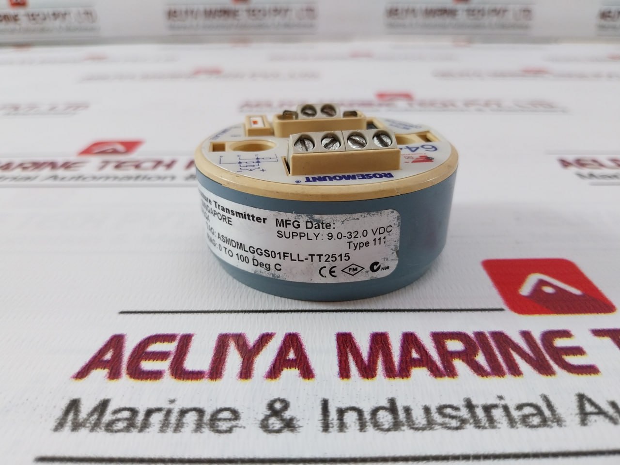 Rosemount 644Hfk5A01J8M5F6Q4 Temperature Transmitter 00644-2402-0003 9.0-32.0Vdc