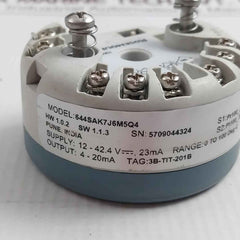 Rosemount 644Sak7J6M5Q4 Hart Temperature Transmitter Head 4-20Ma Sw.1.1.3