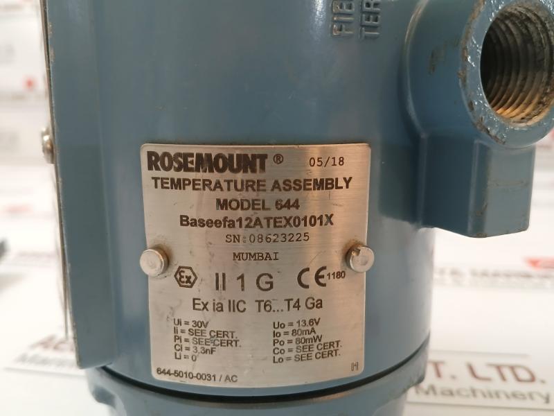 Rosemount 644 Temperature Transmitter Hart 644Fai1D2B4M5C4Q4