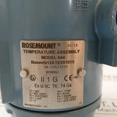 Rosemount 644 Temperature Transmitter Hart 644Fai1D2B4M5C4Q4