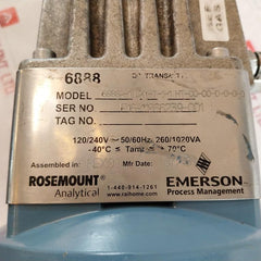 Rosemount 6888A-1 Oxy-7-1-1 Ht-00-00-0-0-0-0 In Situ Oxygen Transmitter 4-20Ma
