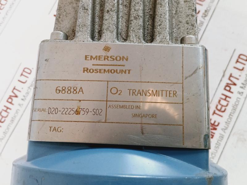 Rosemount 6888A-1Oxy-7-1-1Ht-00-00-0-0-0-0 In Situ Oxygen Transmitter 4-20Ma Har