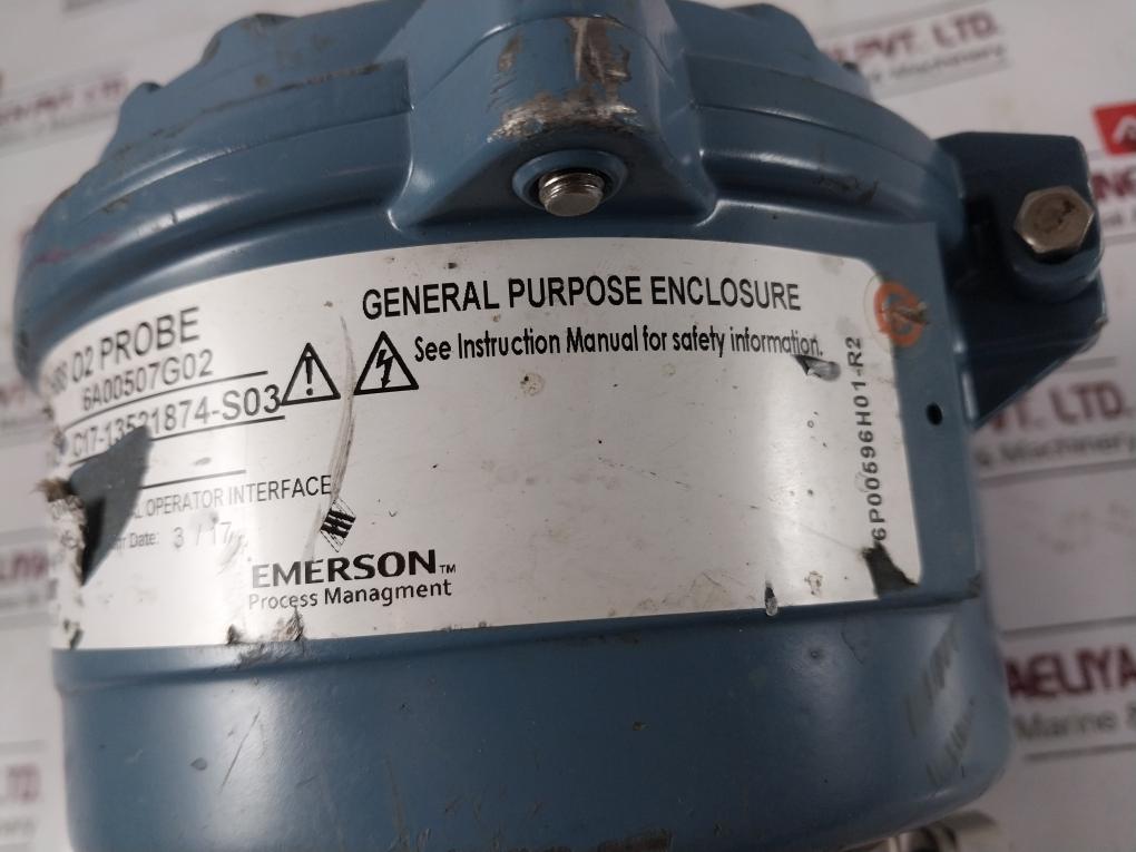 Rosemount 6A00507G02 Ch88 Combustion Flue Gas Oxygen Analyzer System