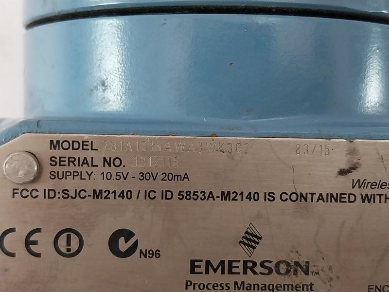 Rosemount 781A1D1Nawa3Wk3G2 Wireless Hart Field Link 10.5V-30V 20Ma 2.4 Ghz