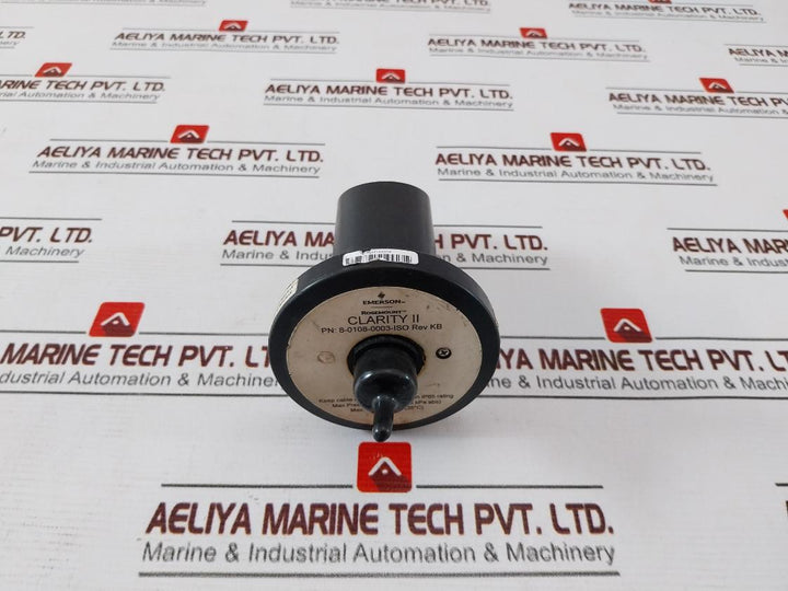 Rosemount 8-0108-0003-iso Turbidity Sensor Max Pressure 30 Psig