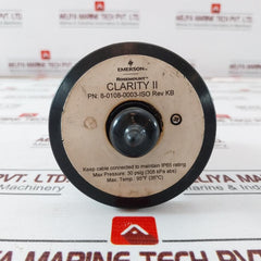 Rosemount 8-0108-0003-iso Turbidity Sensor Max Pressure 30 Psig