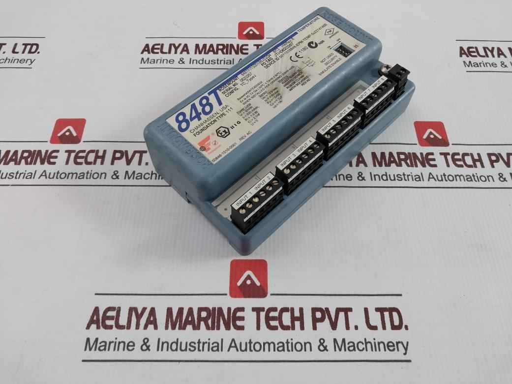 Rosemount 848T Fieldbus Foundation High-density Temperature Transmitter Rev Ab