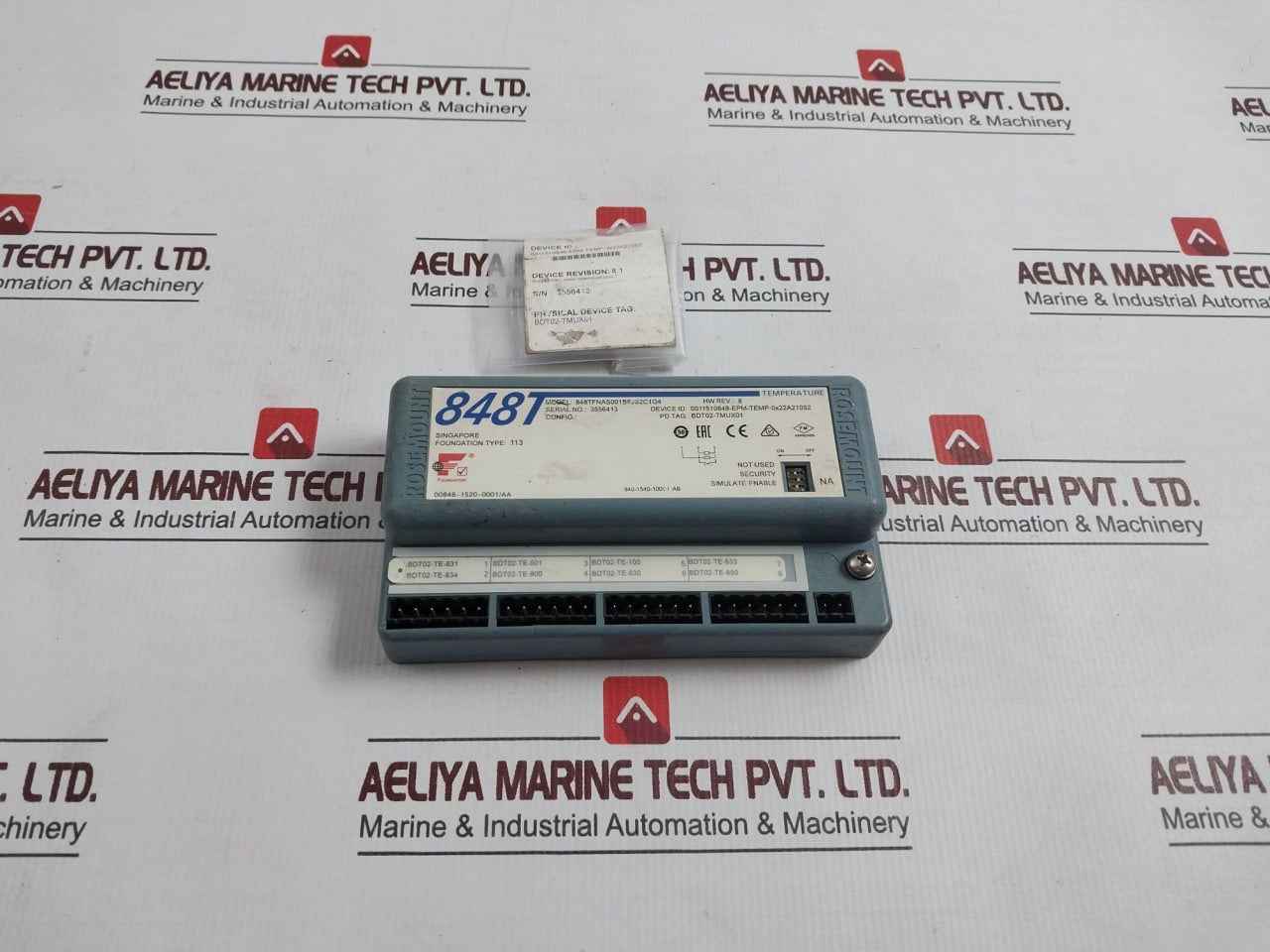 Rosemount 848Tfnas001B6Js2C1Q4 Foundation Fieldbus Temperature Transmitter Rev 8