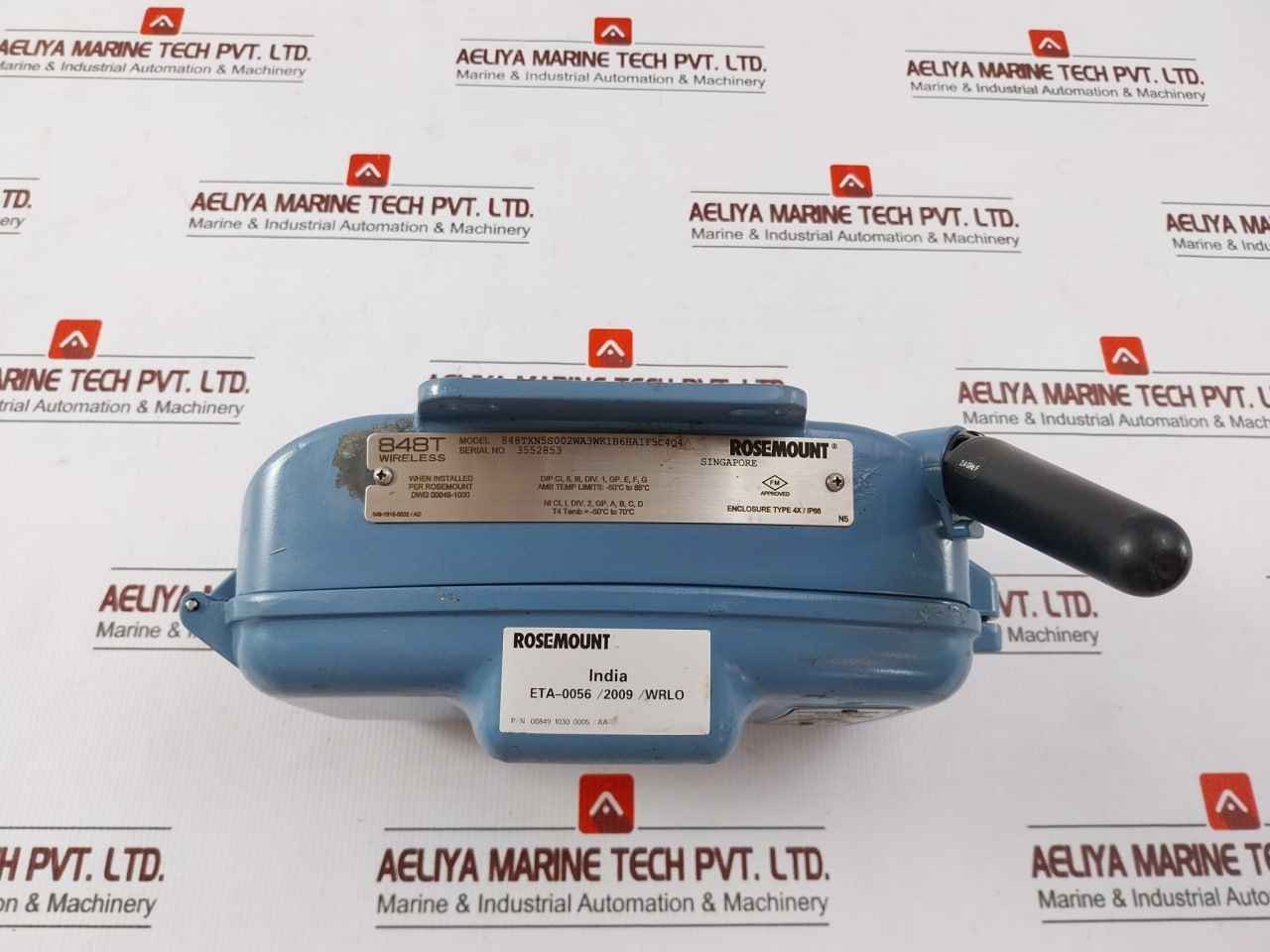 Rosemount 848Txn5S002Wa3Wk1B6Ha1F5C4Q4 848T Wireless Transmitter 2.4 Ghz