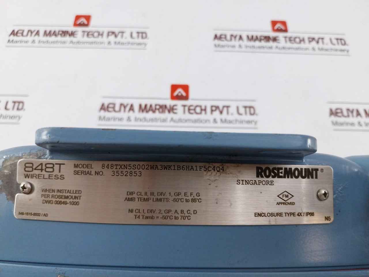 Rosemount 848Txn5S002Wa3Wk1B6Ha1F5C4Q4 848T Wireless Transmitter 2.4 Ghz