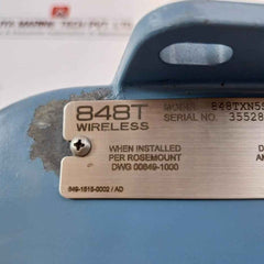 Rosemount 848Txn5S002Wa3Wk1B6Ha1F5C4Q4 848T Wireless Transmitter 2.4 Ghz