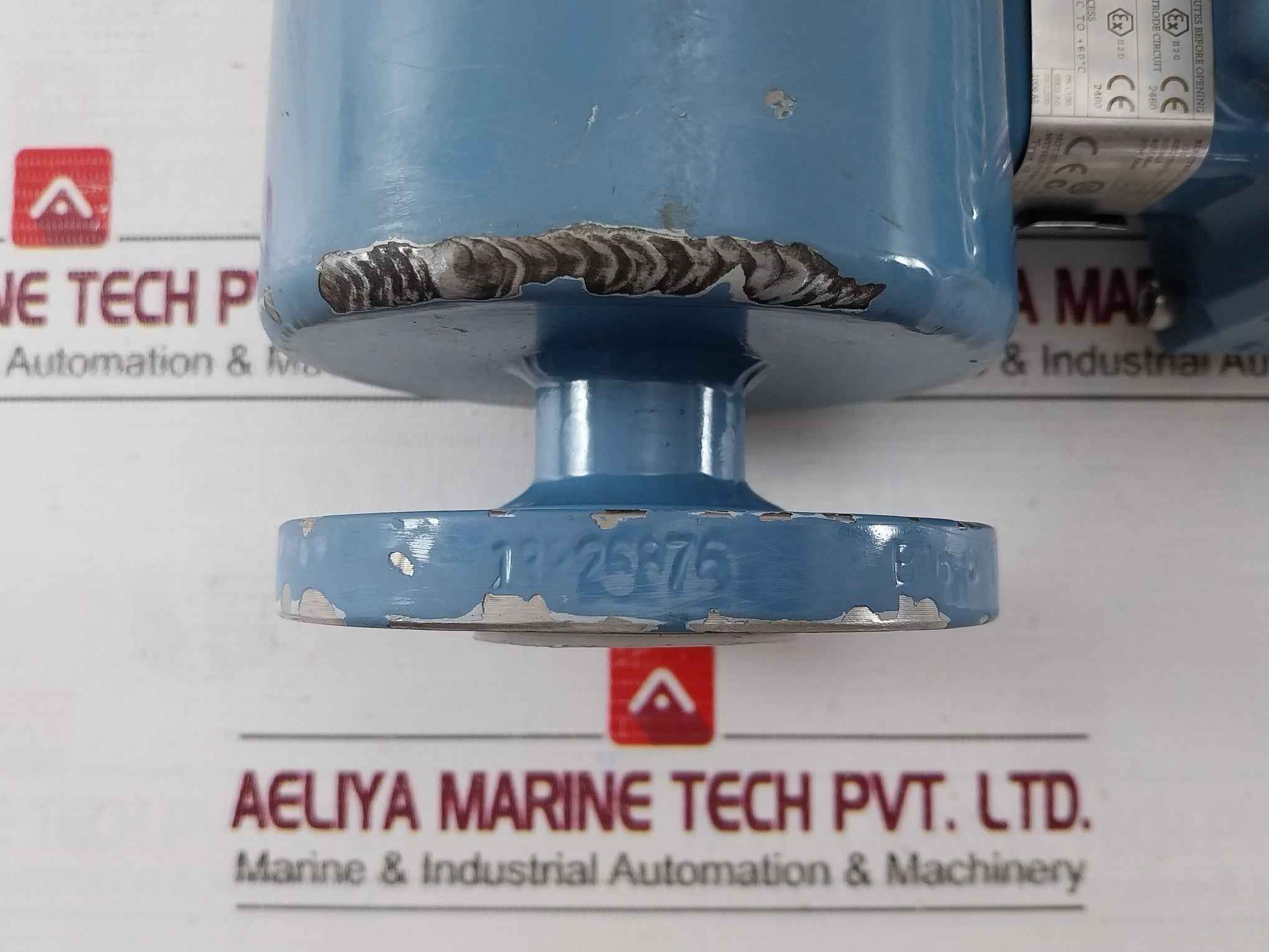 Rosemount 8705Ate010P1M0K1 Magnetic Flow Meter Sensor 275 Psig/1.90 Mpa Rev: Ab