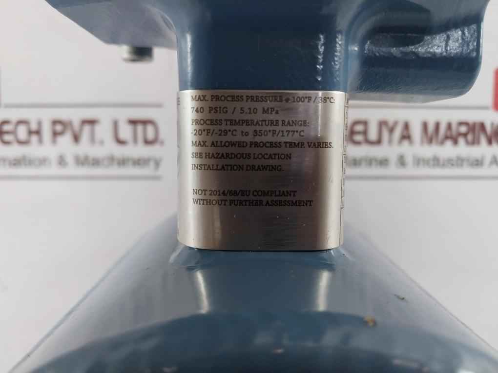 Rosemount 8705Tha005C3M0K1P05 Magnetic Flowtube 740 Psig/5.10 Mpa Rev Ac