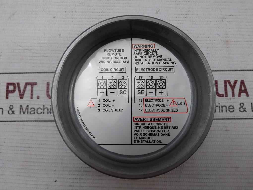Rosemount 8705Tha005C3M0K1P05 Magnetic Flowtube 740 Psig/5.10 Mpa Rev Ac
