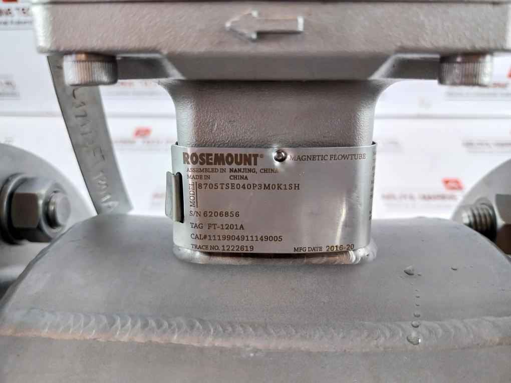 Rosemount 8705Tse040P3M0K1Sh Magnetic Flowtube -50°C To +60°C Yth16119 Rev.Ab