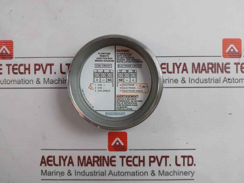 Rosemount 8705Tse040P3M0K1Sh Magnetic Flowtube -50°C To +60°C Yth16119 Rev.Ab