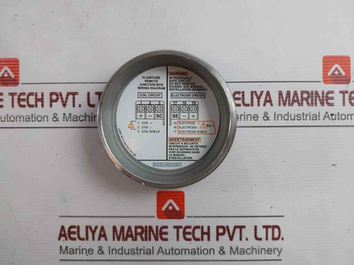 Rosemount 8705Tse040P3M0K1Sh Magnetic Flowtube -50°C To +60°C Yth16119 Rev.Ab