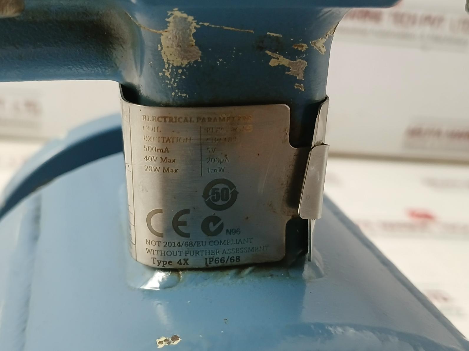 Rosemount 8705Tte015C1M0K7G6 Magnetic Flow Meter Sensor 385 Psig/1.96Mpa Ip66/68