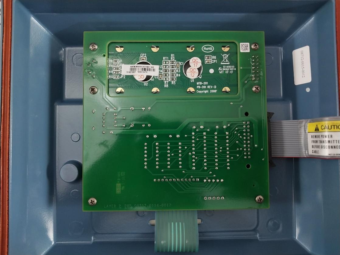 Rosemount 8712Hr12N0M4 Magnetic Flowmeter Transmitter 115Vac 50/60Hz 1Ph 2.5Amps