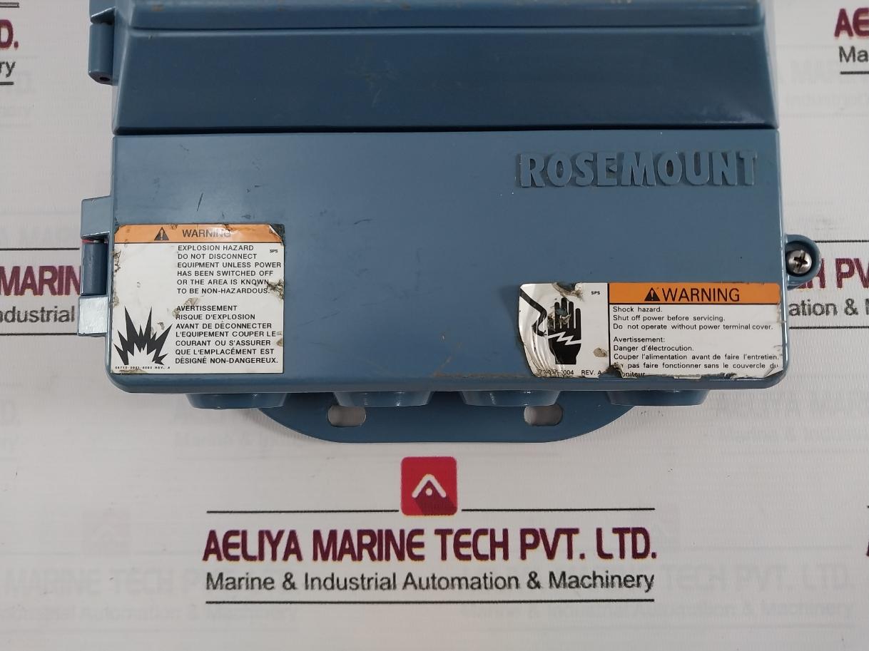 Rosemount 8712Hr12N0M4 Magnetic Flowmeter Transmitter 115Vac 50/60Hz 1Ph 2.5Amps