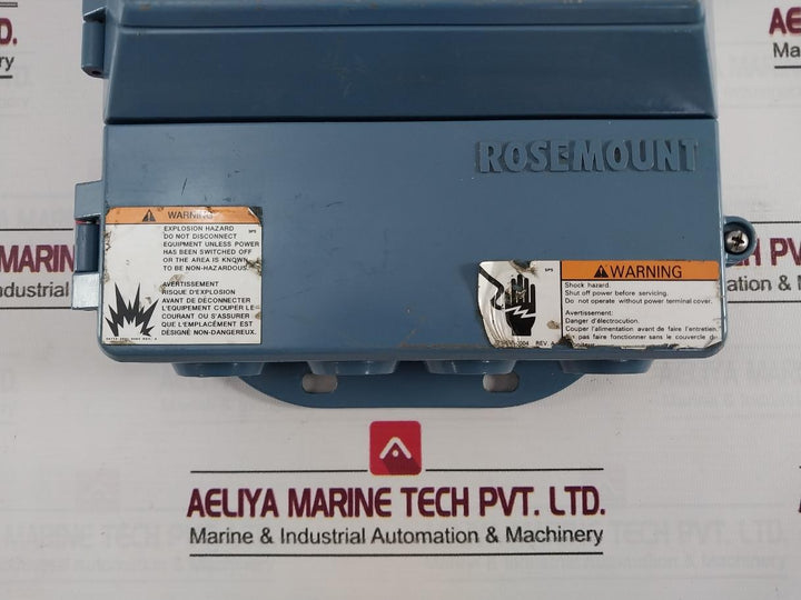 Rosemount 8712Hr12N0M4 Magnetic Flowmeter Transmitter 115Vac 50/60Hz 1Ph 2.5Amps
