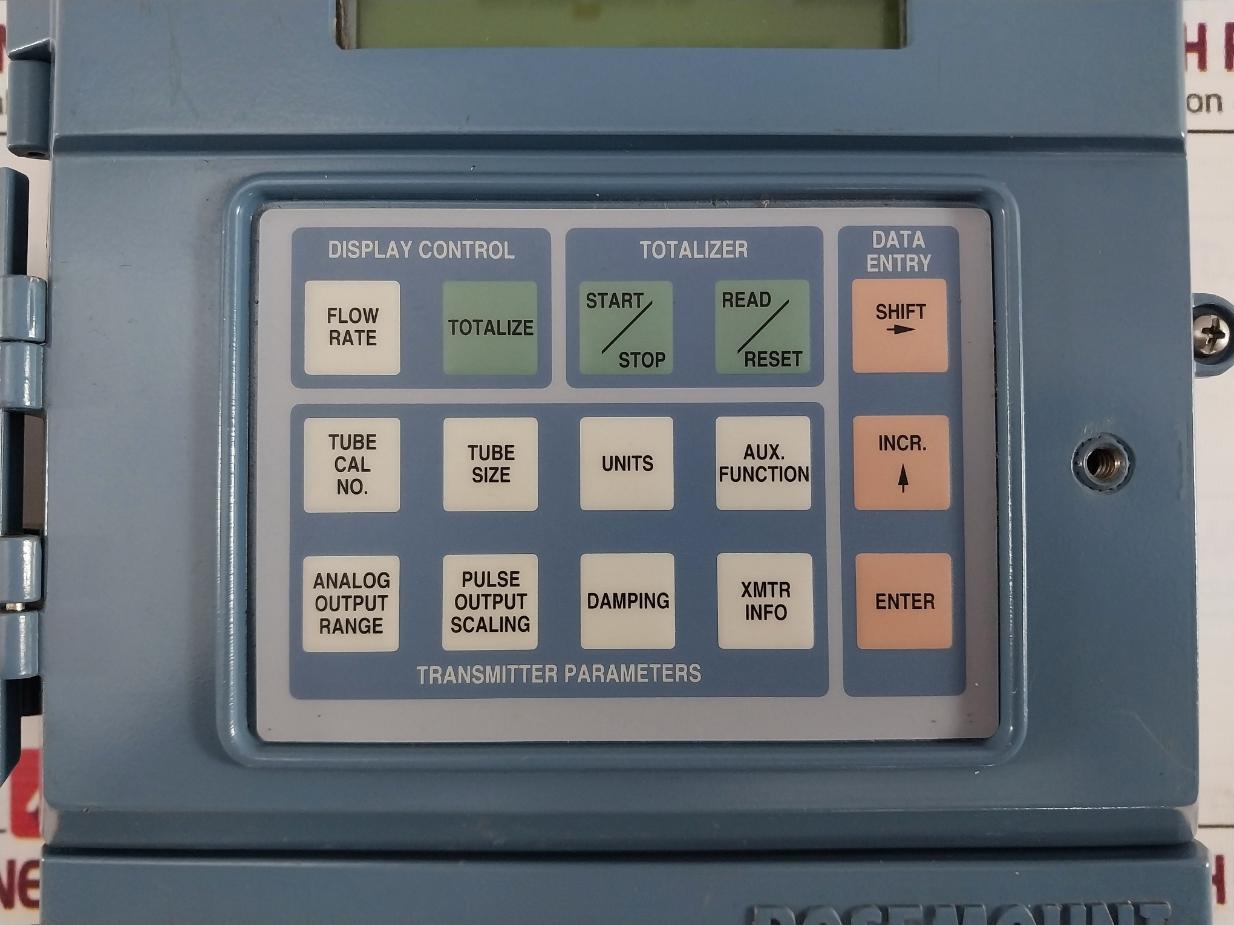 Rosemount 8712Hr12N0M4 Magnetic Flowmeter Transmitter 115Vac 50/60Hz 1Ph 2.5Amps