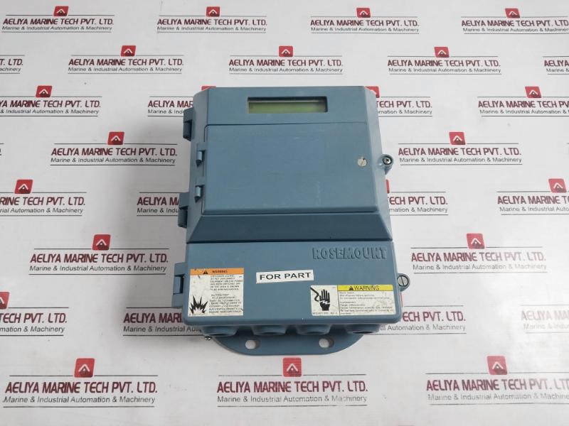 Rosemount 8712 Magnetic Flow Meter Transmitter 2Amp 90-250Vac As-is