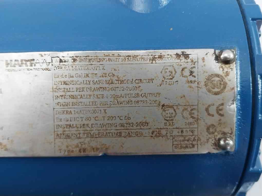 Rosemount 8732Bmt2B1K1M4C1 Hart Magnetic Flowmeter -50C To +60C 12-42 Vdc