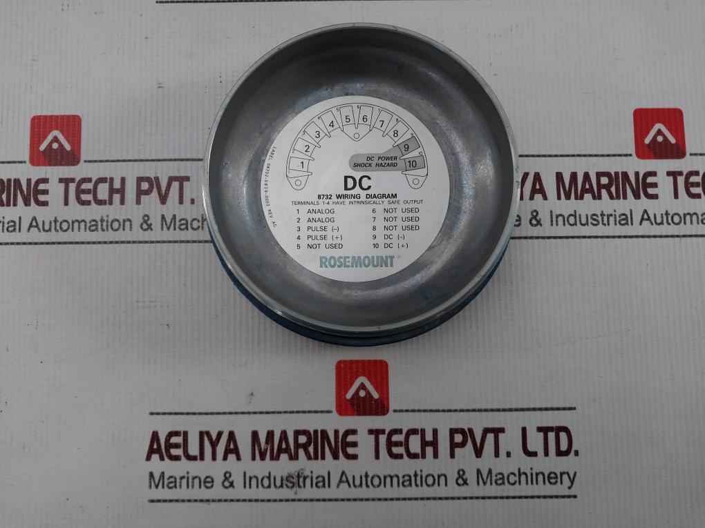 Rosemount 8732Bmt2B1K1M4C1 Hart Magnetic Flowmeter -50C To +60C 12-42 Vdc