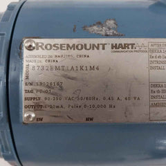 Rosemount 8732Emt1A1K1M4 Communication Protocol Magnetic Flow Transmitter Ip66