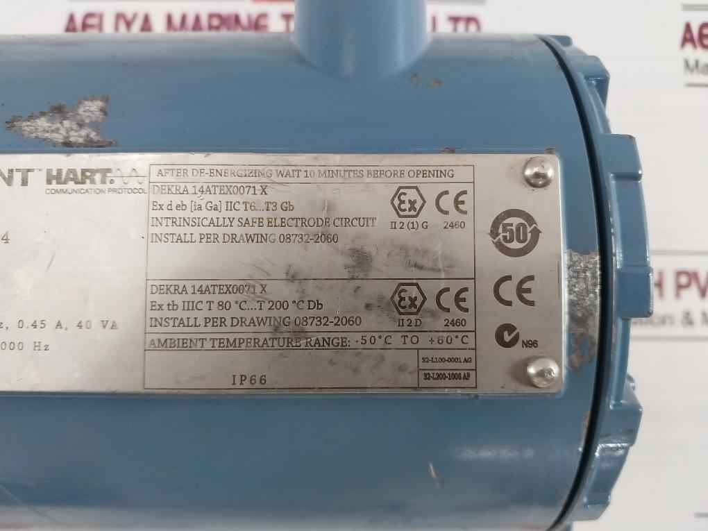 Rosemount 8732Emt1A1K1M4 Communication Protocol Magnetic Flow Transmitter Ip66