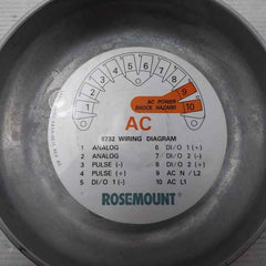 Rosemount 8732Emt1A1M4 Mount Magnetic Flow Meter Transmitter Rev Ac