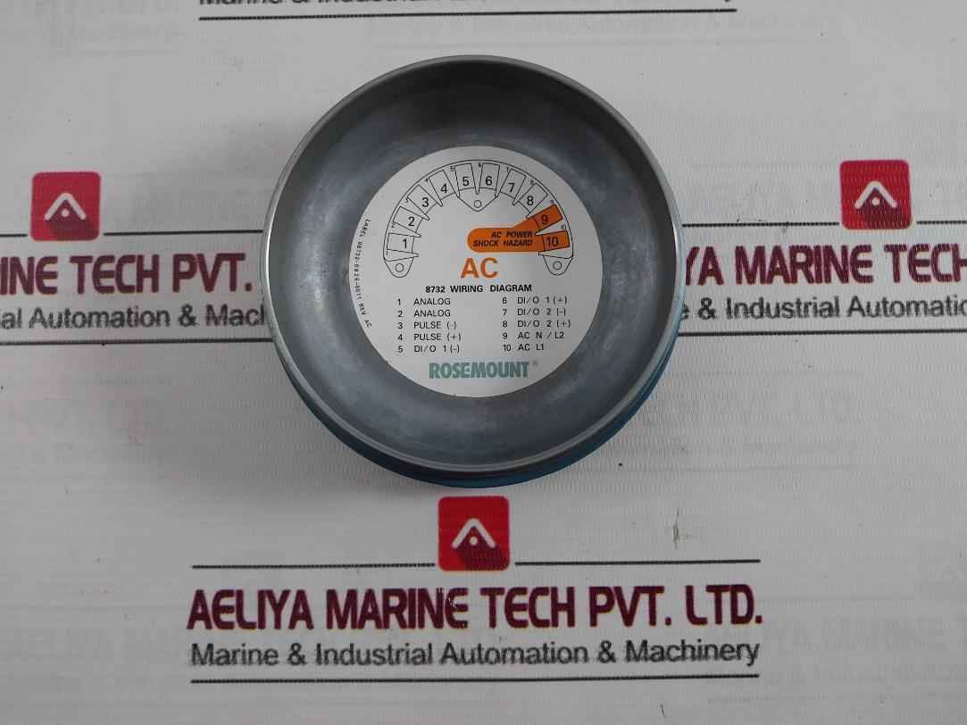 Rosemount 8750Wdmr1A1F18A040Ca1 Magnetic Flow Transmitter Ip66 Rev: Ac 90-250Vac
